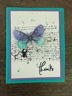 Thank you Butterfly Card