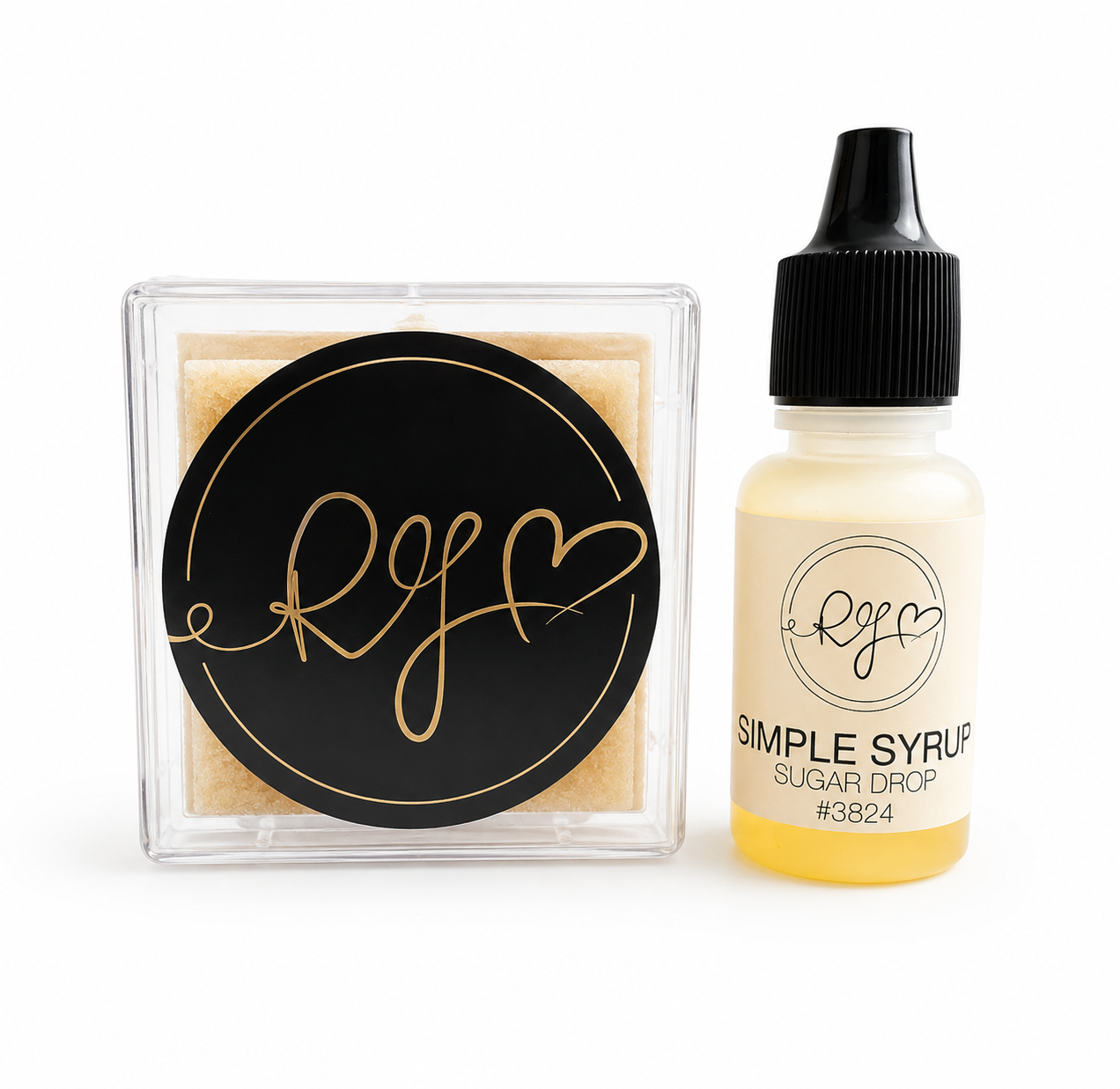 Simple Syrup Cube and Sugar Drop