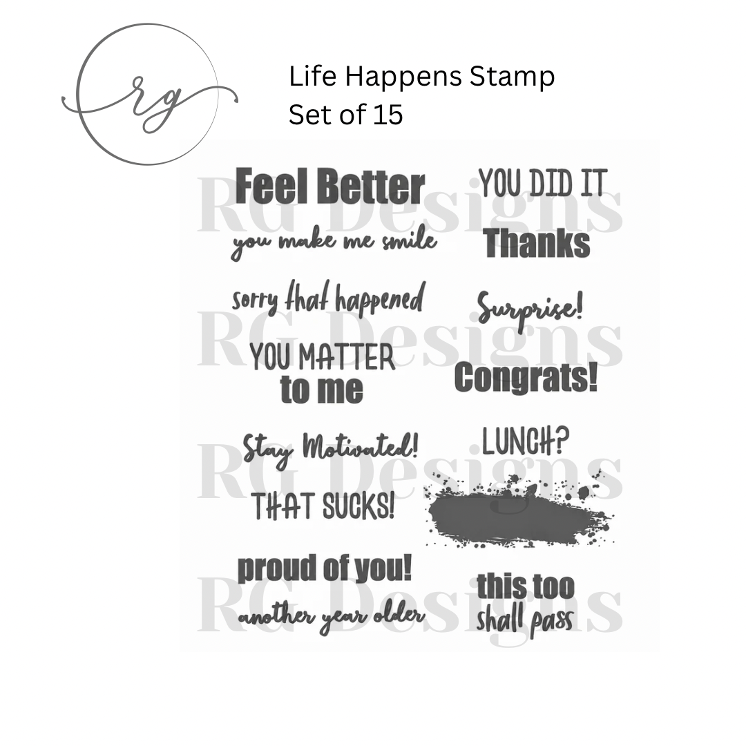 Life Happens Stamp Set