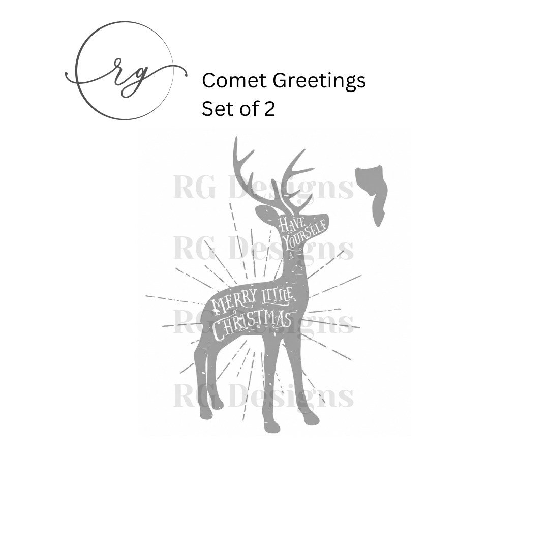Comet Greetings Stamp Set