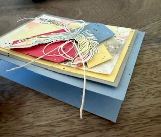 Blessed Feather Card