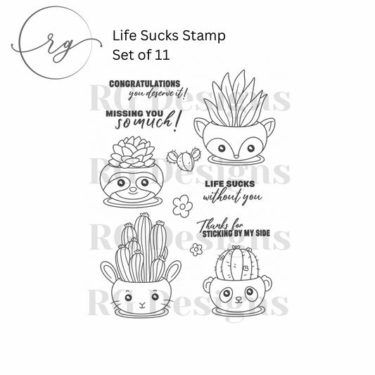 Life Sucks Stamp Set