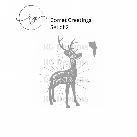 Comet Greetings Stamp Set