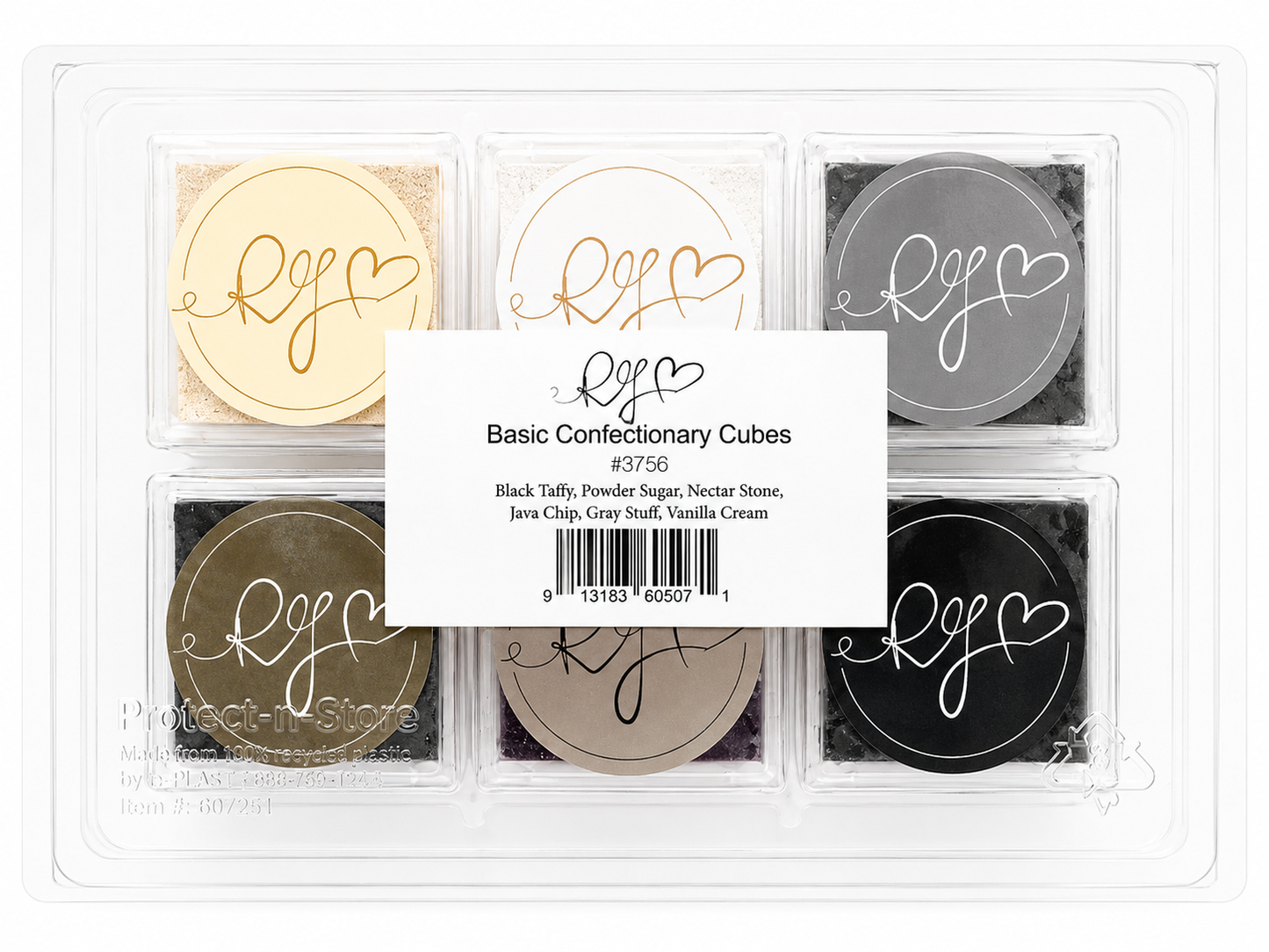 Basic Confectionary Cubes (set of 6)